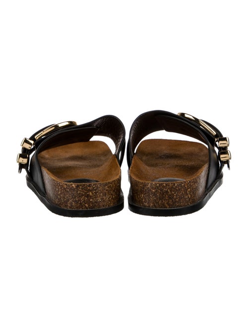 Khaite Leather Slides