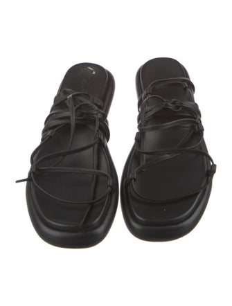 Khaite Leather Gladiator Sandals