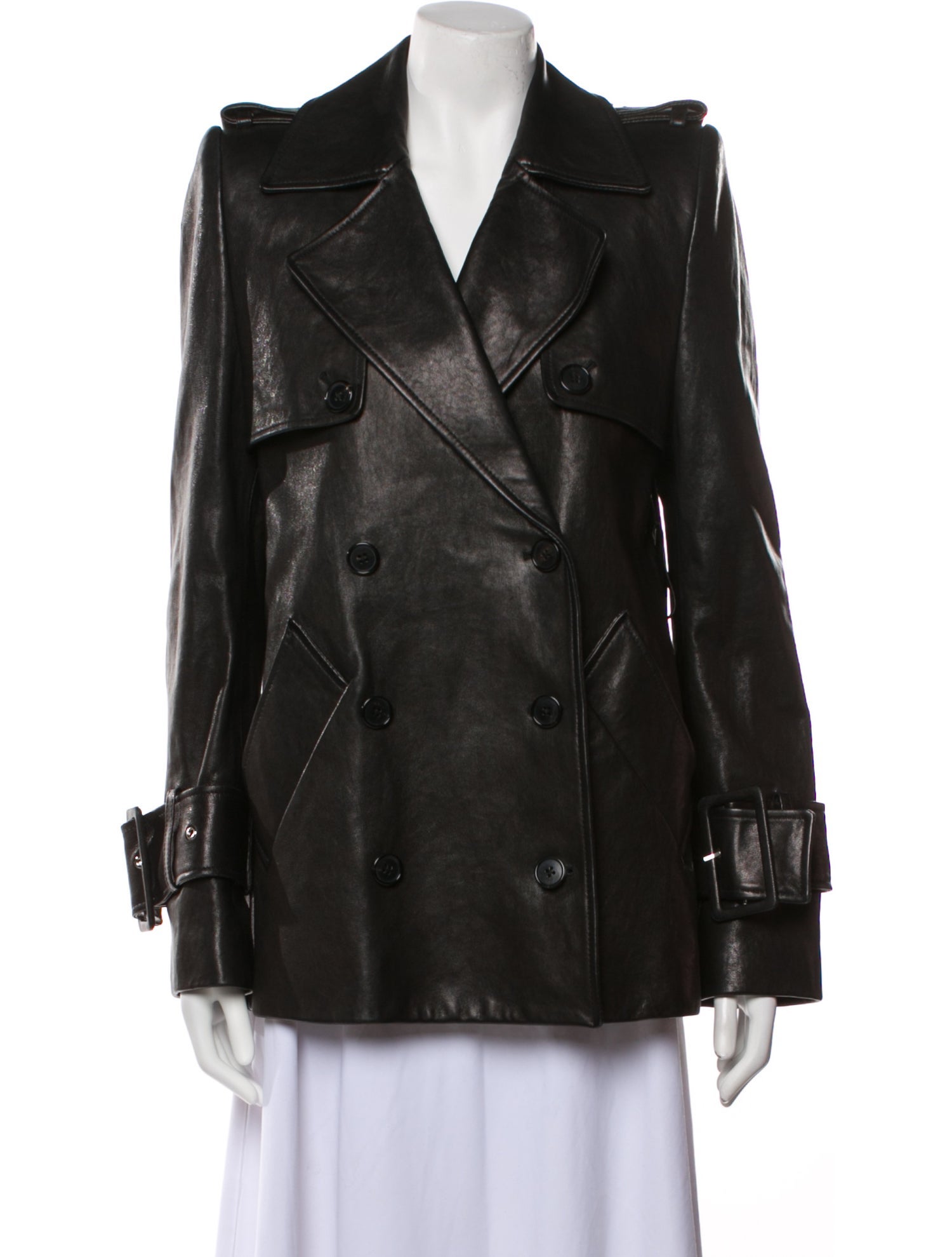 Khaite Leather Blazer