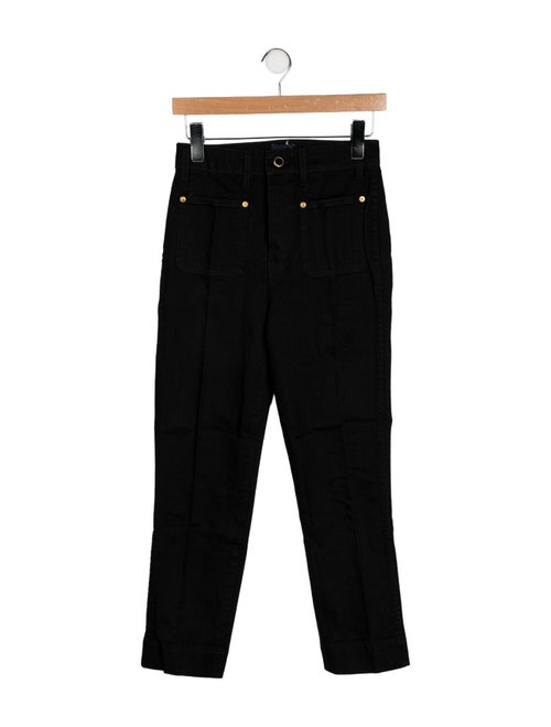 Khaite Mid-Rise Straight Leg Jeans