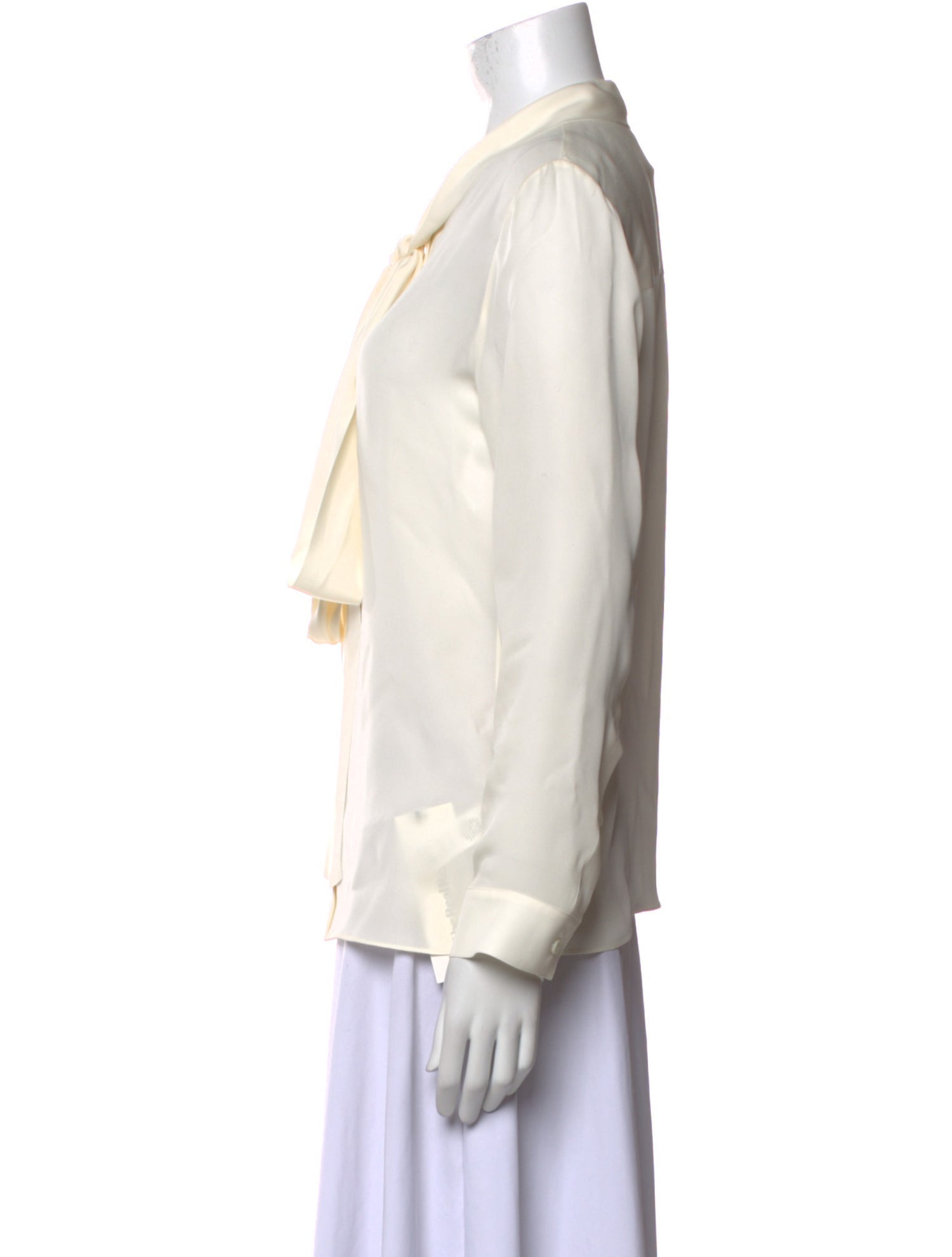 Khaite Silk V-Neck Blouse