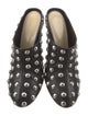Khaite Leather Studded Accents Mules