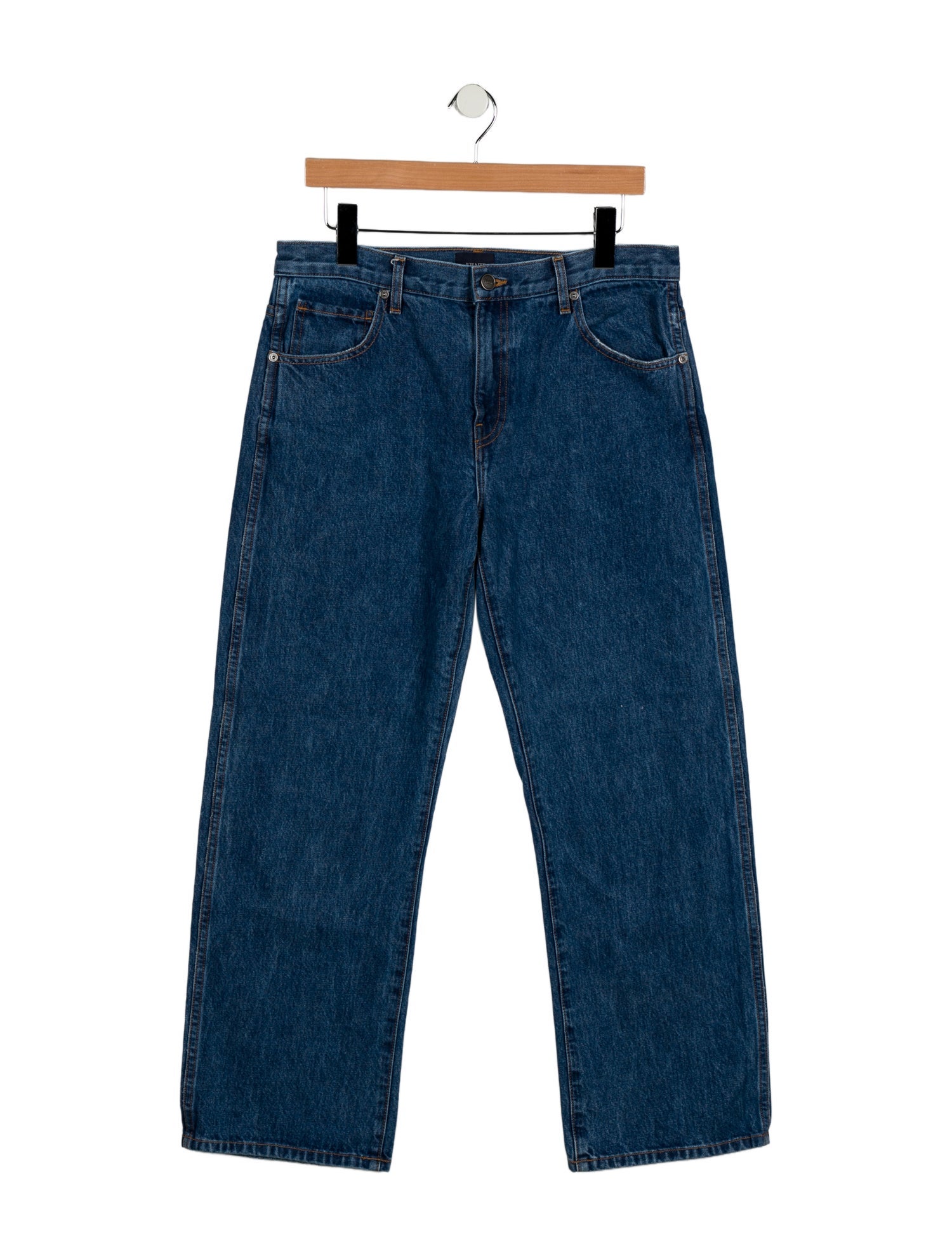 Khaite Mid-Rise Wide Leg Jeans