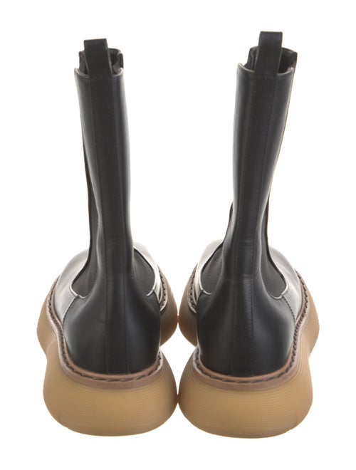 Khaite Leather Chelsea Boots