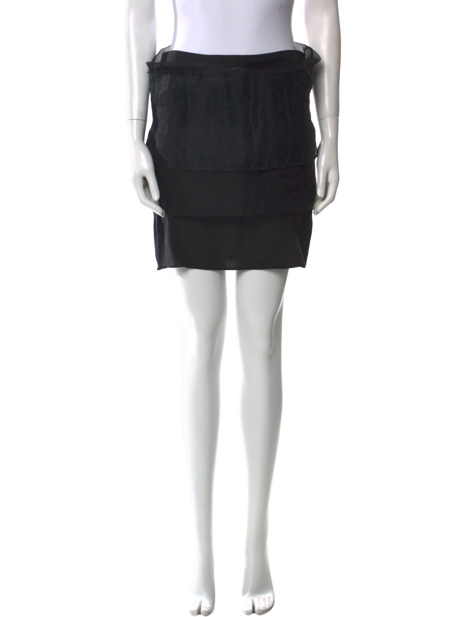 Khaite Silk Knee-Length Skirt