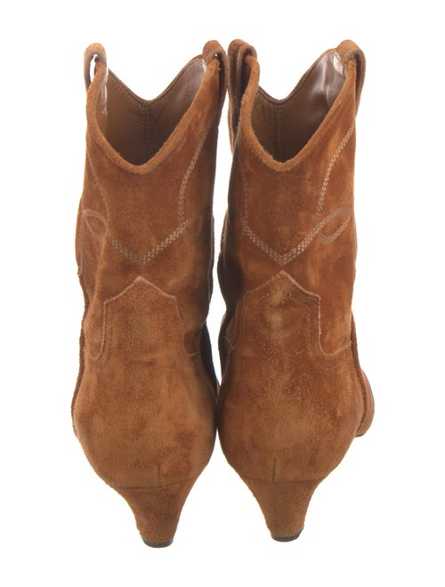 Khaite Suede Western Boots