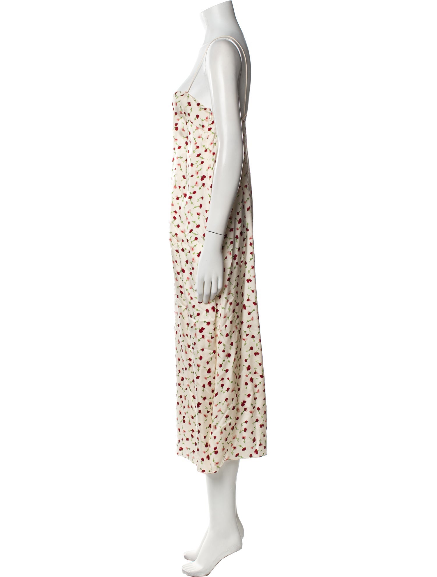 Khaite Floral Print Long Dress