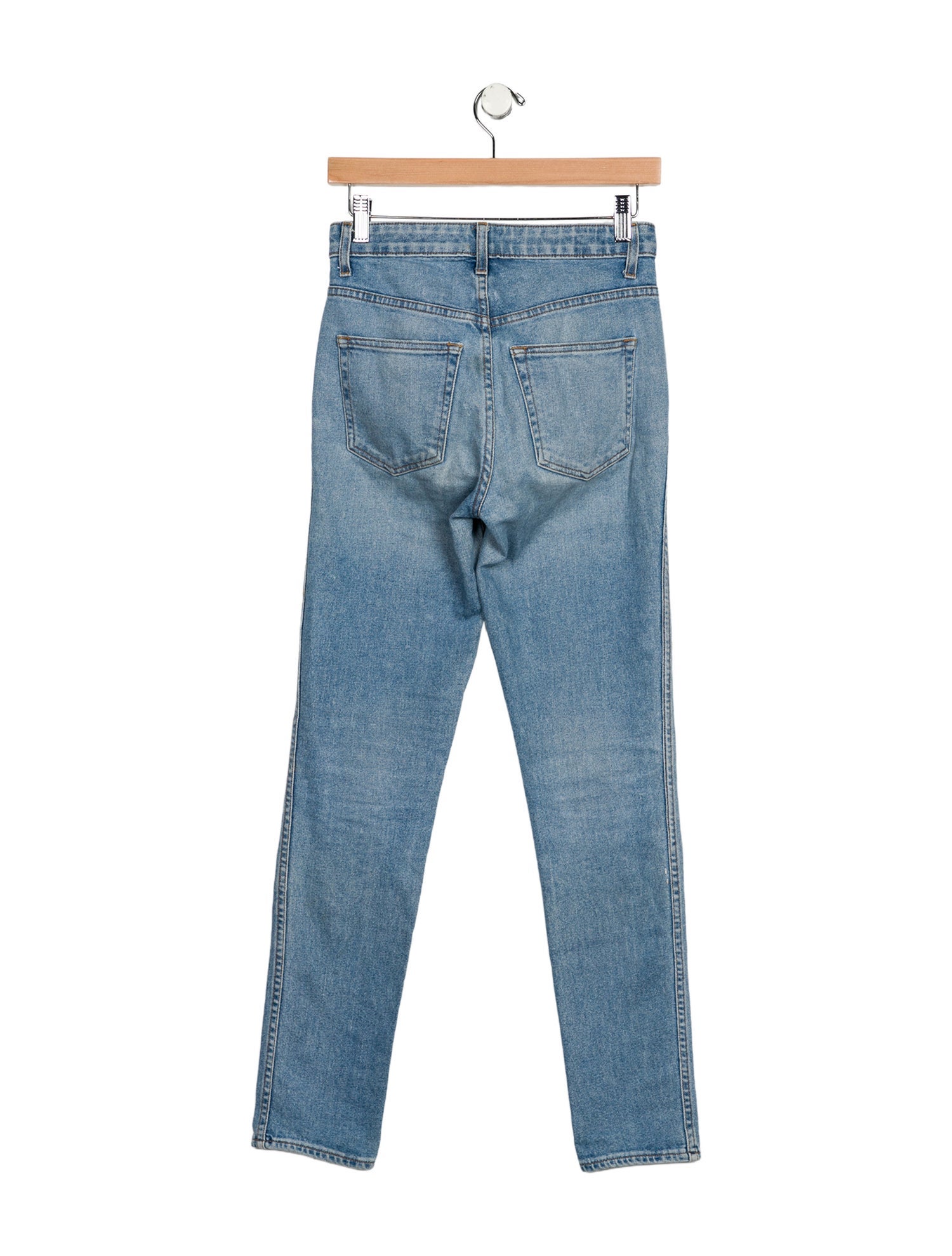 Khaite Mid-Rise Skinny Leg Jeans