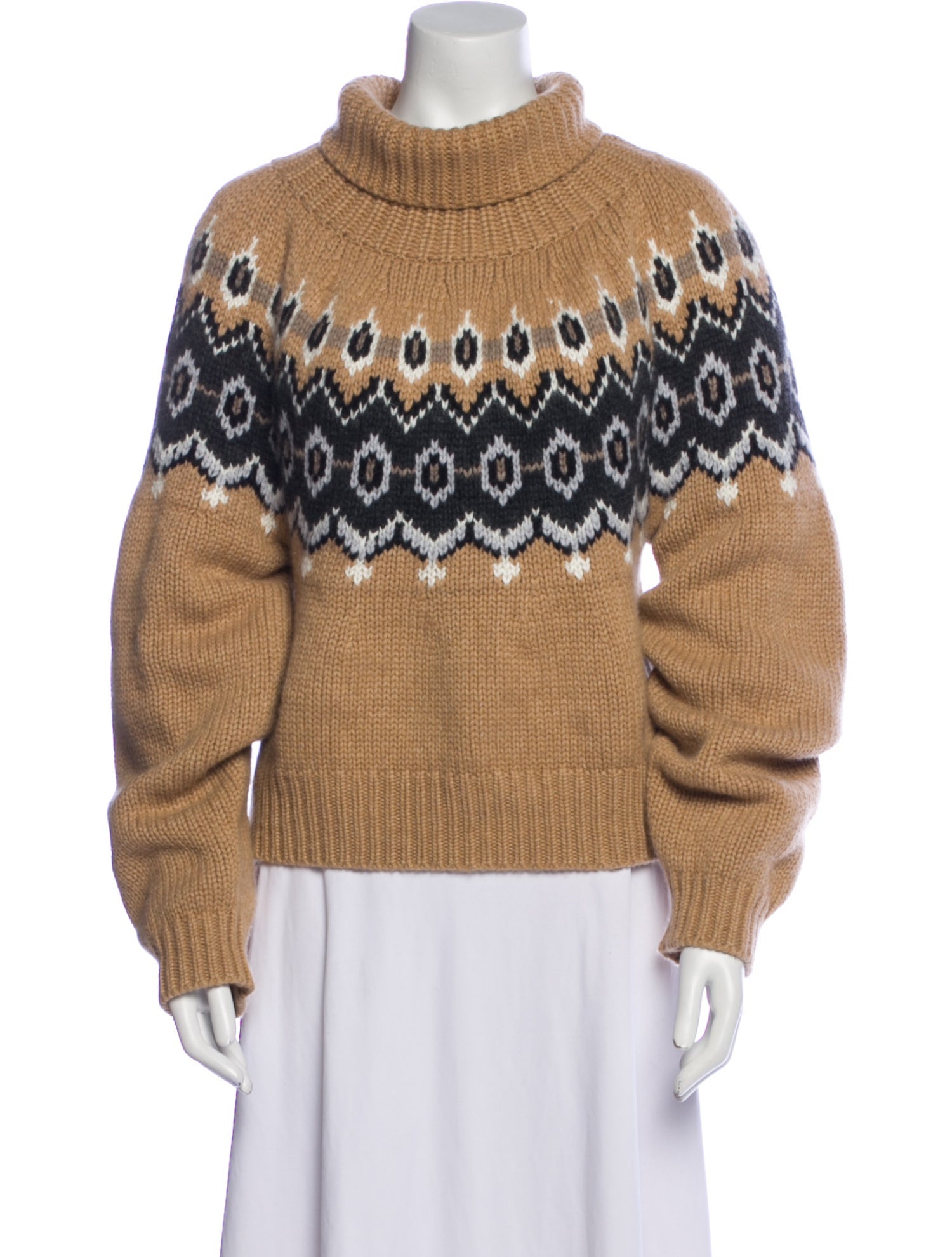Khaite Cashmere Printed Sweater