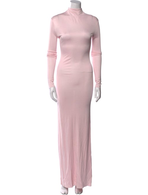 Khaite Mock Neck Long Dress