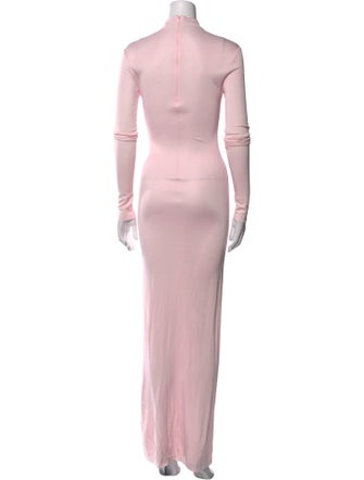 Khaite Mock Neck Long Dress