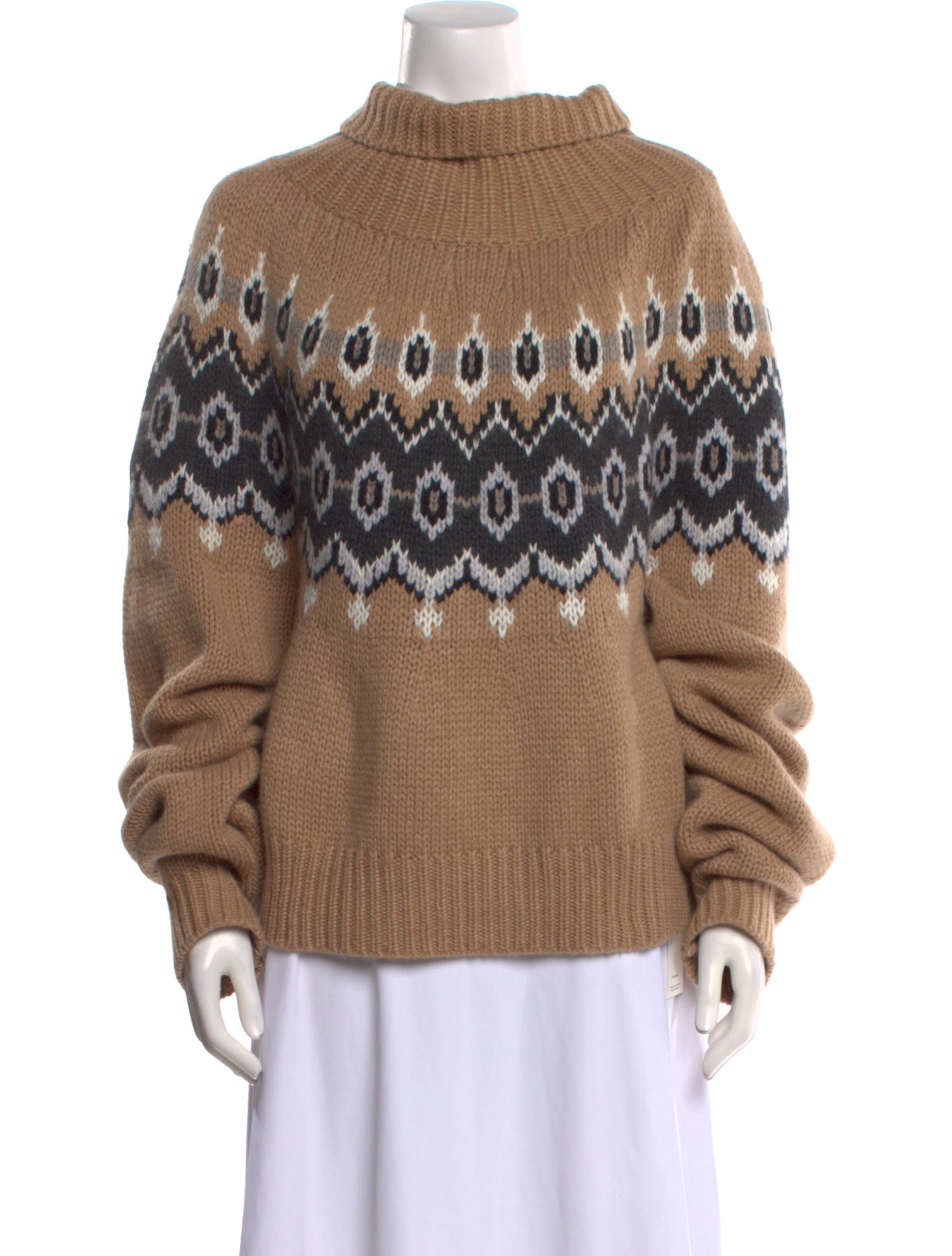 Khaite Cashmere Printed Sweater