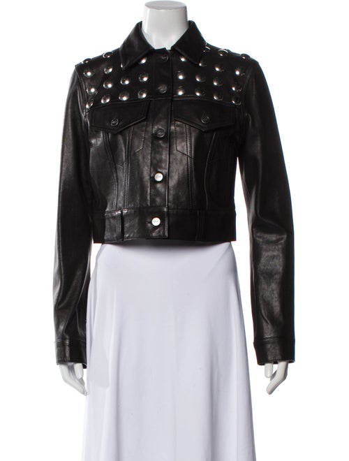 Khaite Leather Biker Jacket