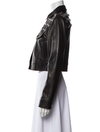 Khaite Leather Biker Jacket