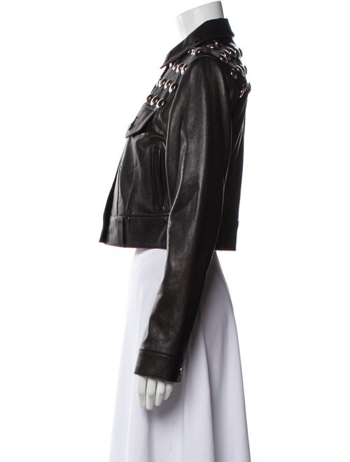 Khaite Leather Biker Jacket