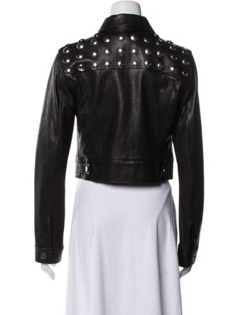 Khaite Leather Biker Jacket