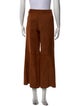 Khaite Suede Wide Leg Pants