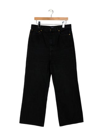 Khaite High-Rise Wide Leg Jeans