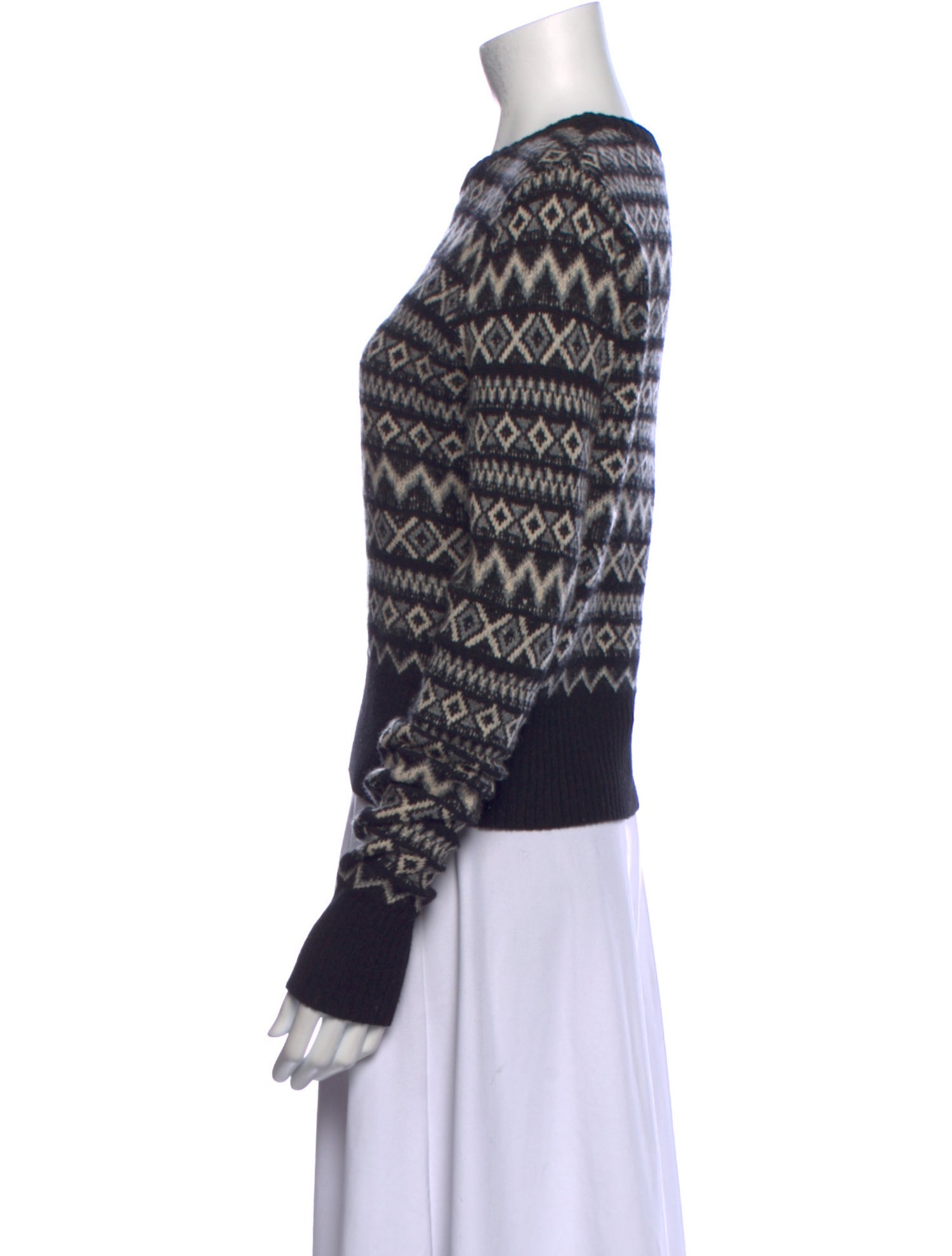 Khaite Cashmere Printed Sweater