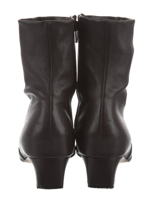 Khaite Leather Studded Accents Sock Boots