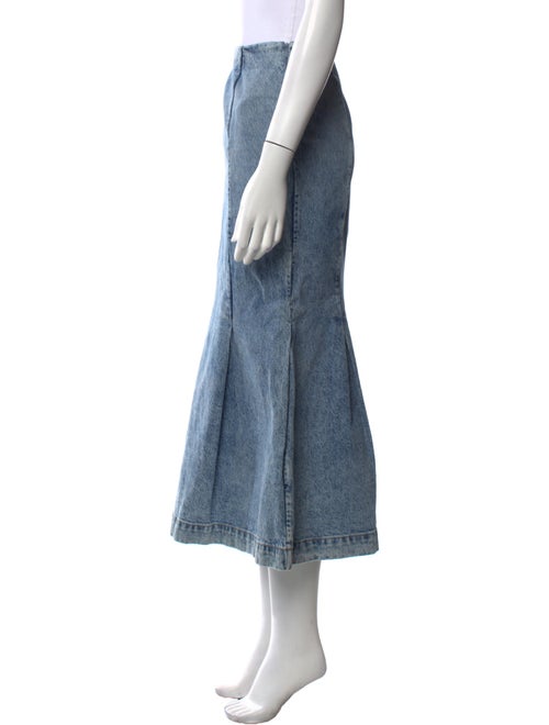 Khaite Pleated Accents Midi Length Skirt