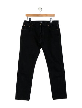 Khaite Mid-Rise Straight Leg Jeans