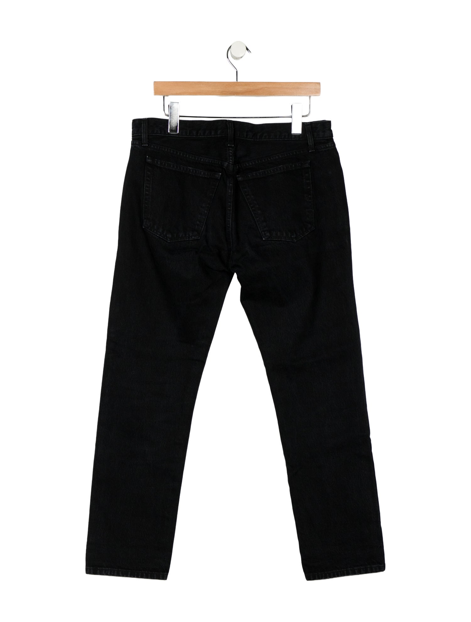 Khaite Mid-Rise Straight Leg Jeans