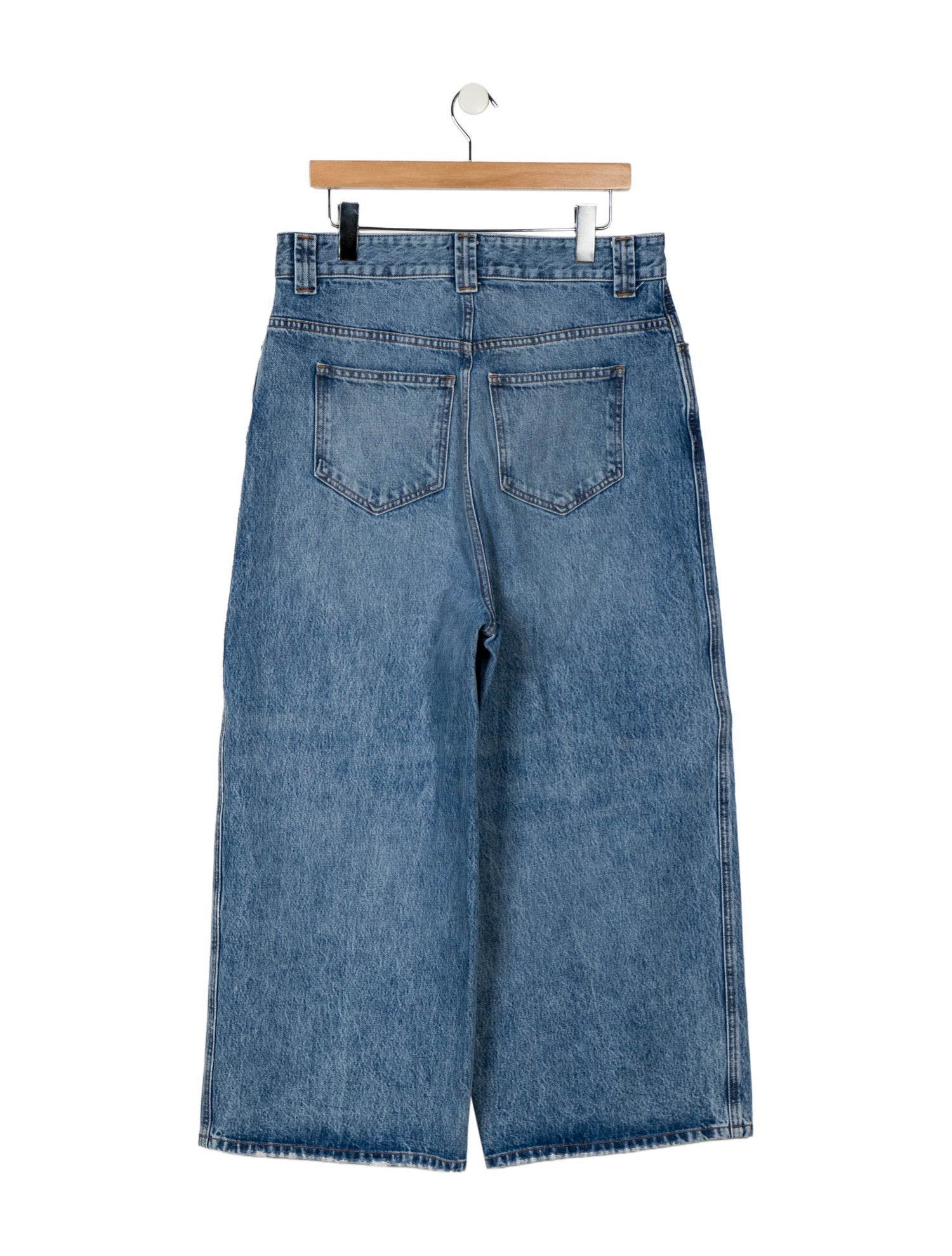 Khaite High-Rise Wide Leg Jeans