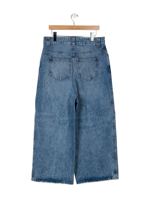 Khaite High-Rise Wide Leg Jeans