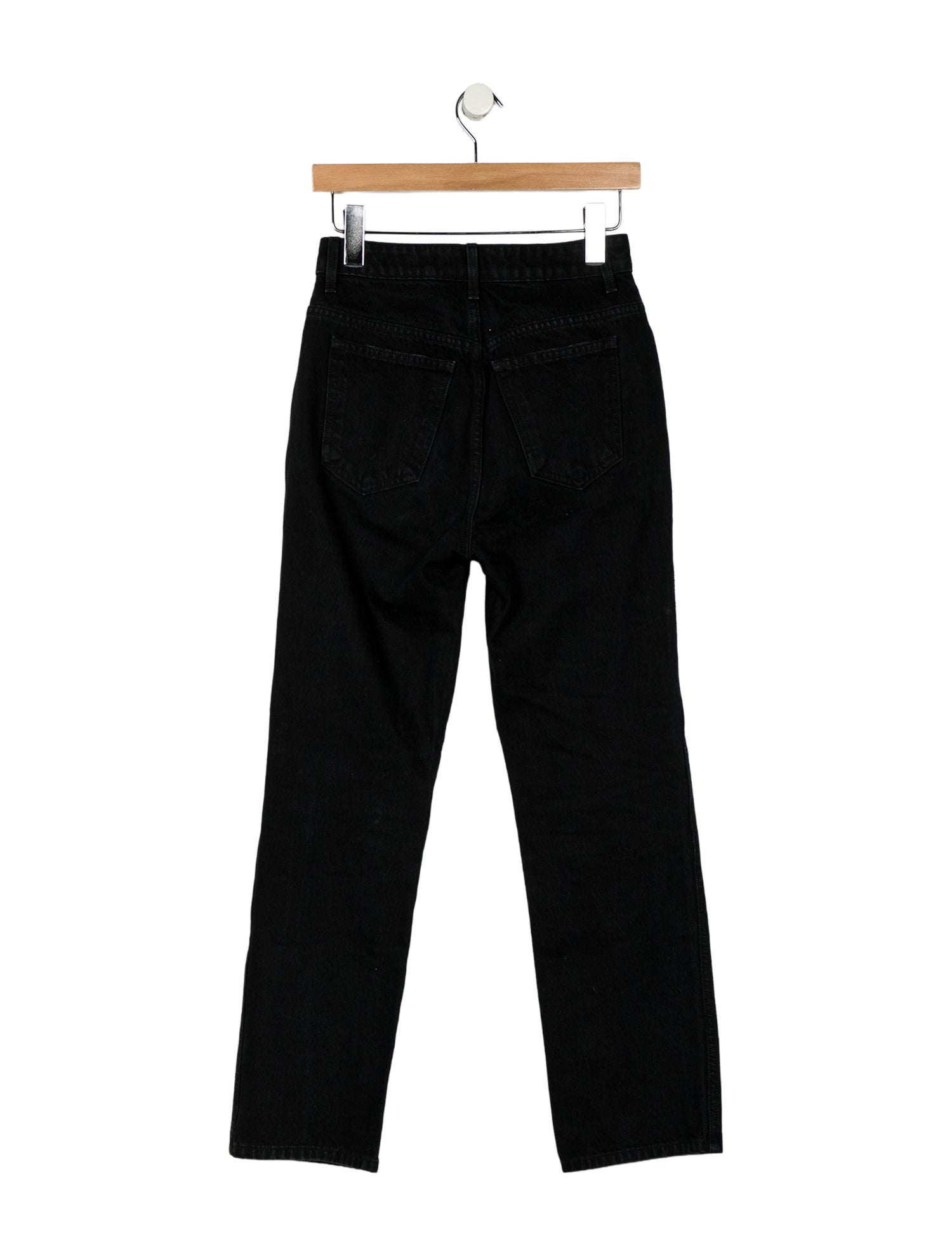 Khaite Mid-Rise Straight Leg Jeans