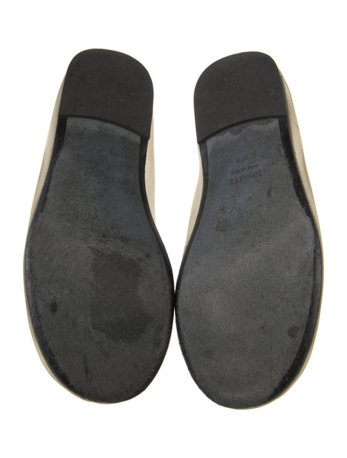 Khaite Mesh Leather Trim Embellishment Ballet Flats