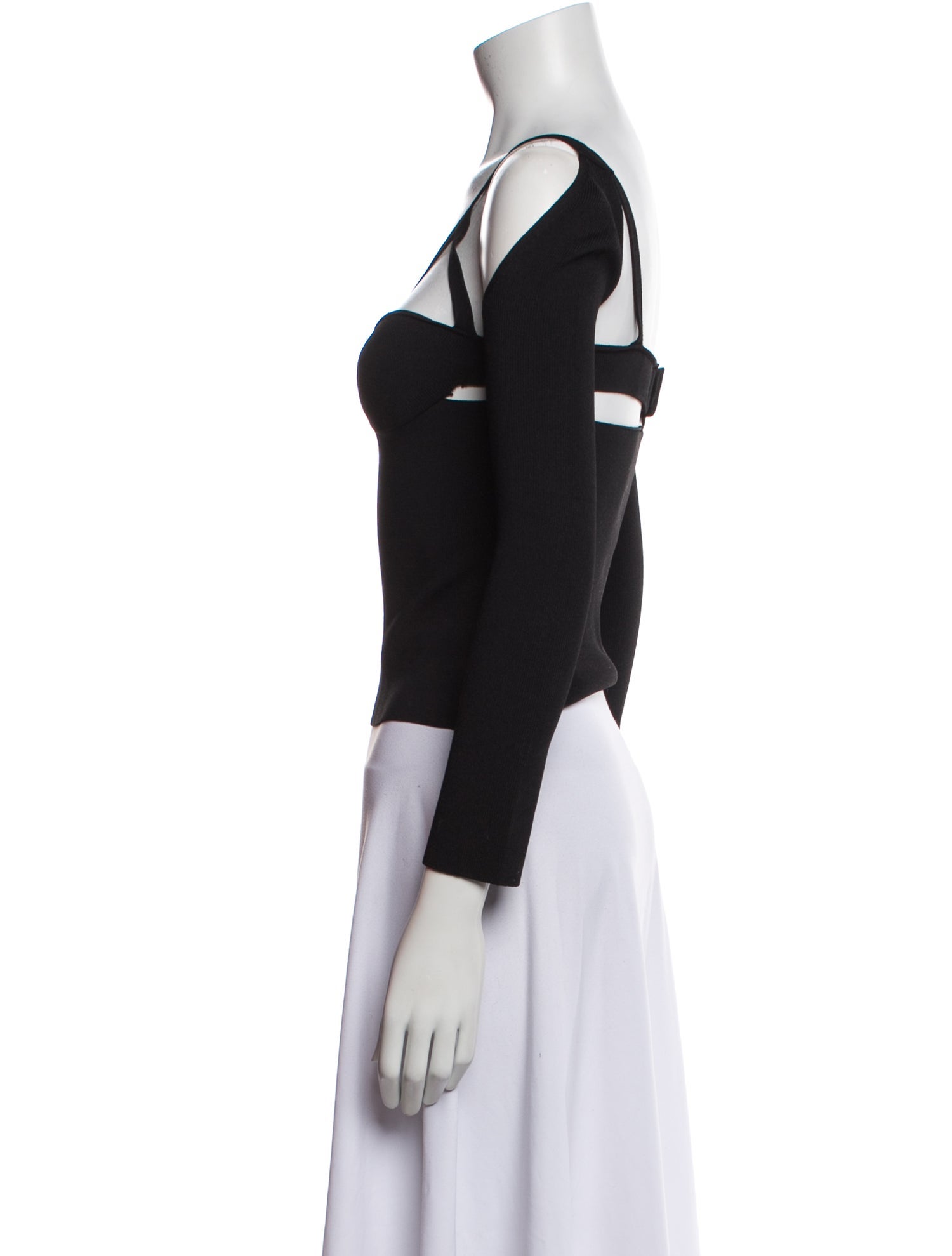 Khaite V-Neck Long Sleeve Bodysuit