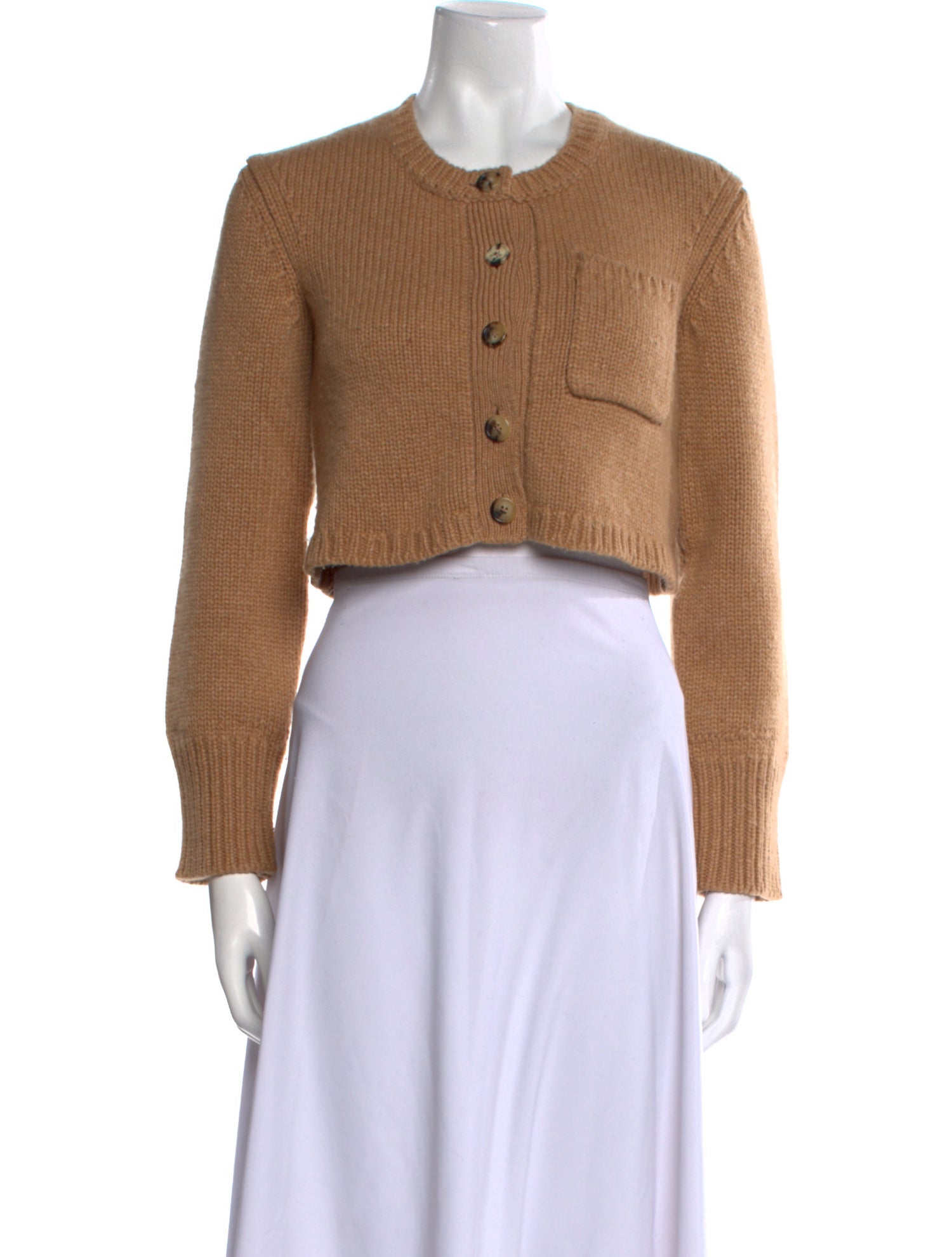 Khaite Cashmere Crew Neck Sweater