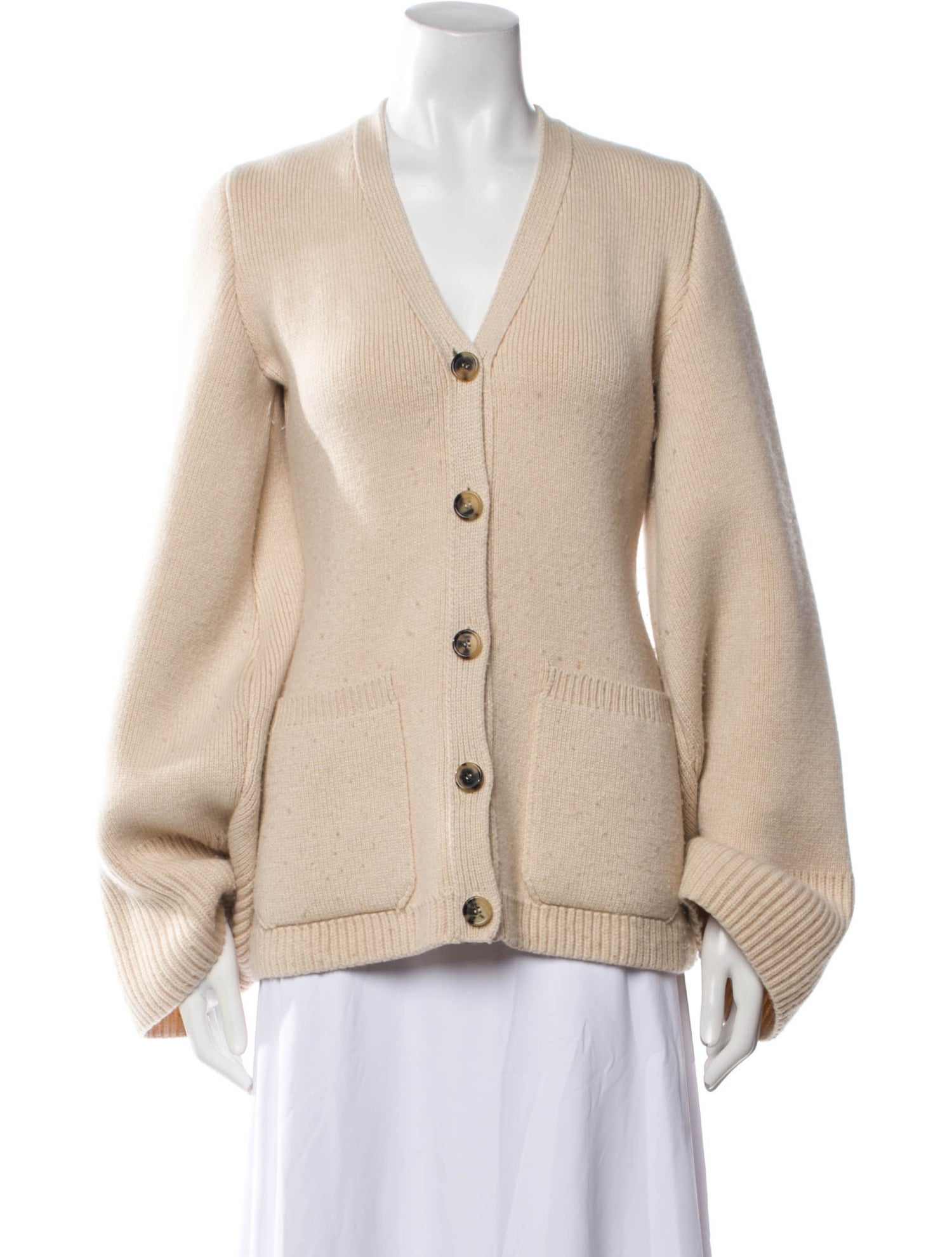 Khaite Cashmere V-Neck Sweater