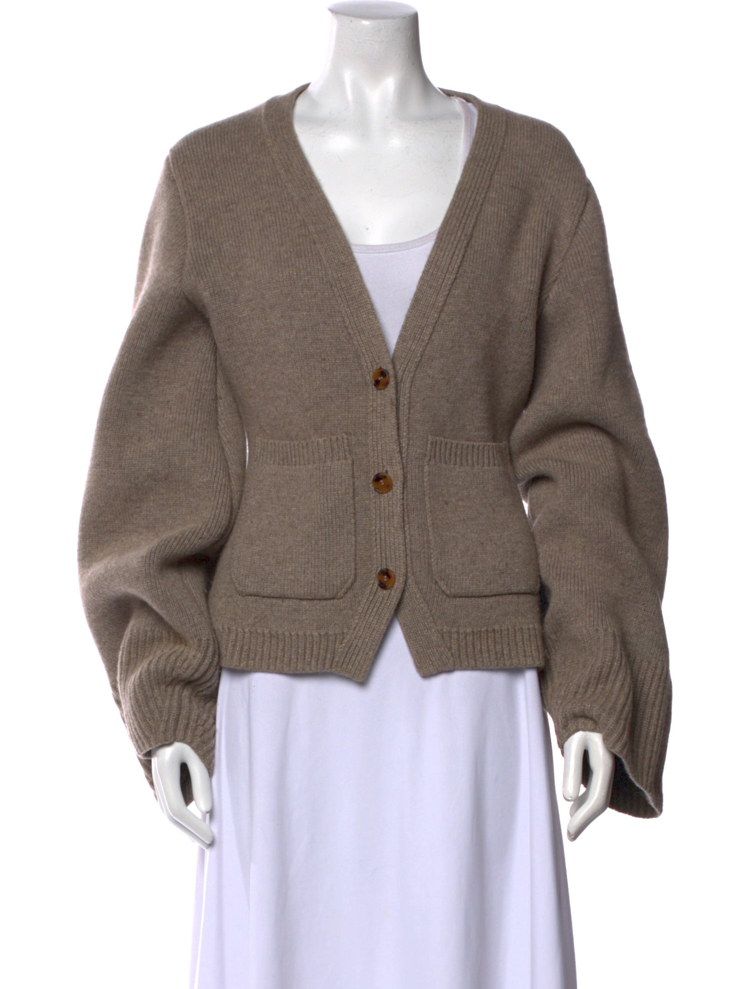 Khaite Cashmere V-Neck Sweater