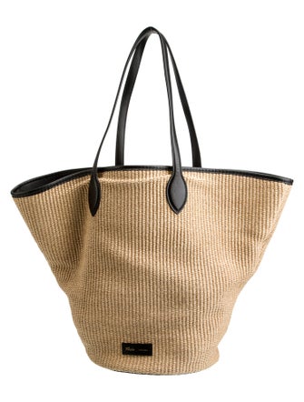 Khaite Raffia Tote