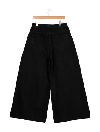 Khaite High-Rise Wide Leg Jeans