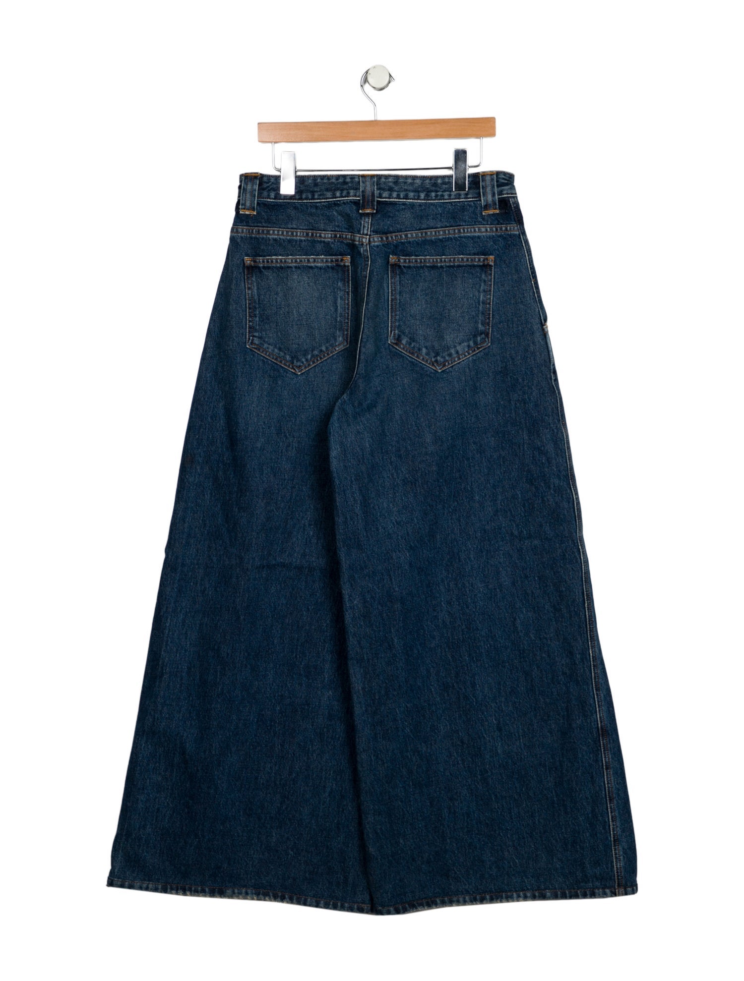 Khaite High-Rise Wide Leg Jeans