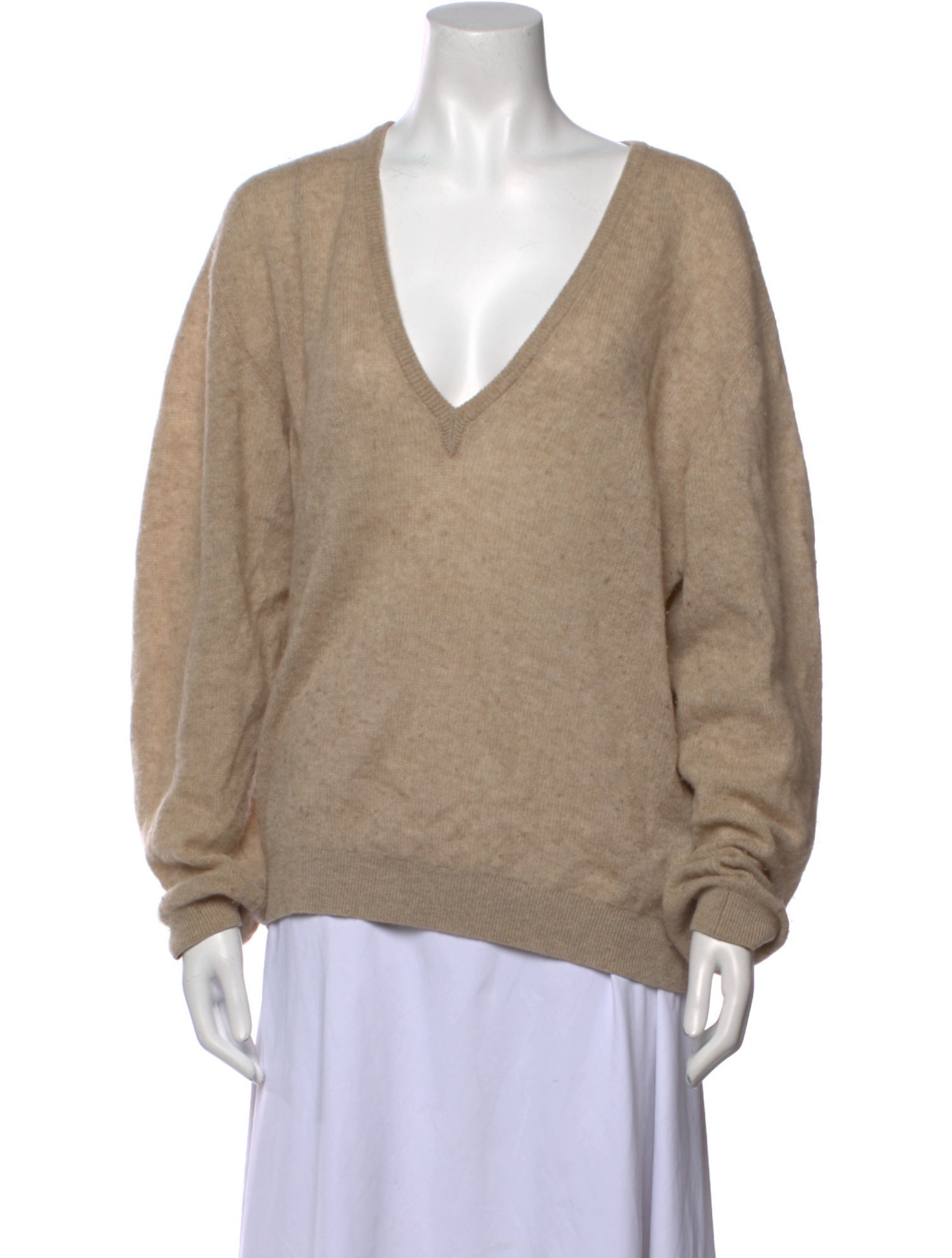 Khaite Cashmere V-Neck Sweater