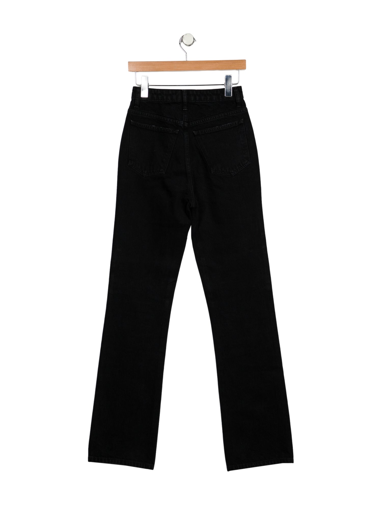 Khaite High-Rise Straight Leg Jeans