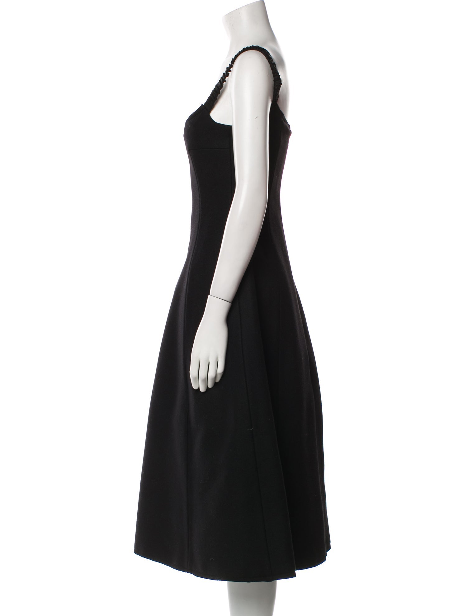 Khaite Virgin Wool Midi Length Dress
