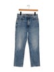 Khaite High-Rise Straight Leg Jeans