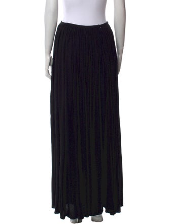 Khaite Pleated Accents Long Skirt