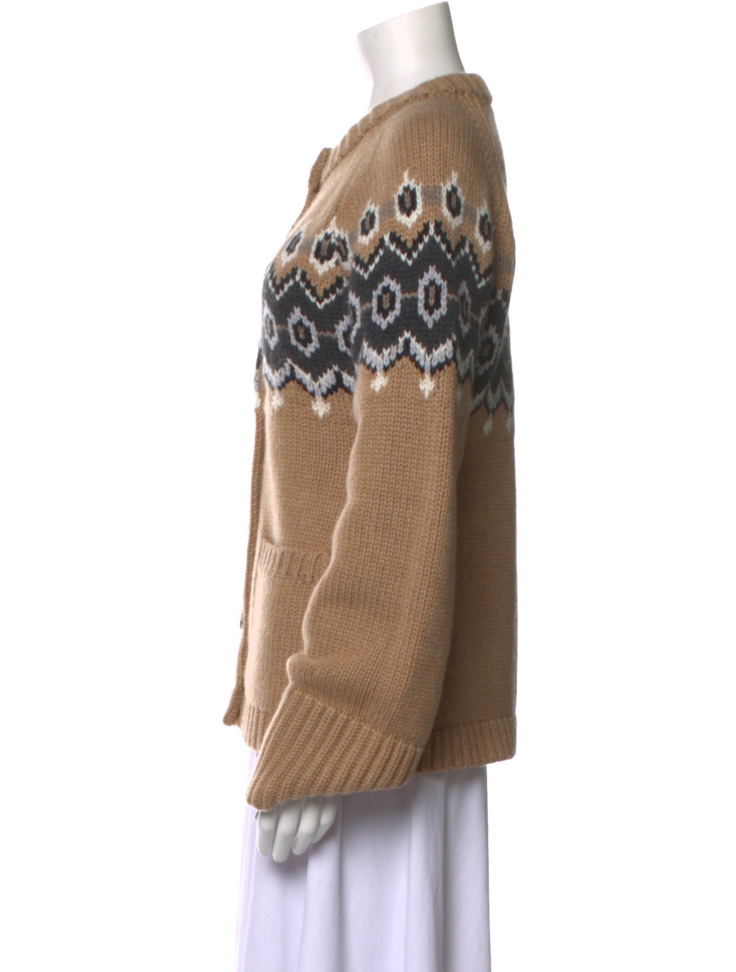 Khaite Cashmere Printed Sweater