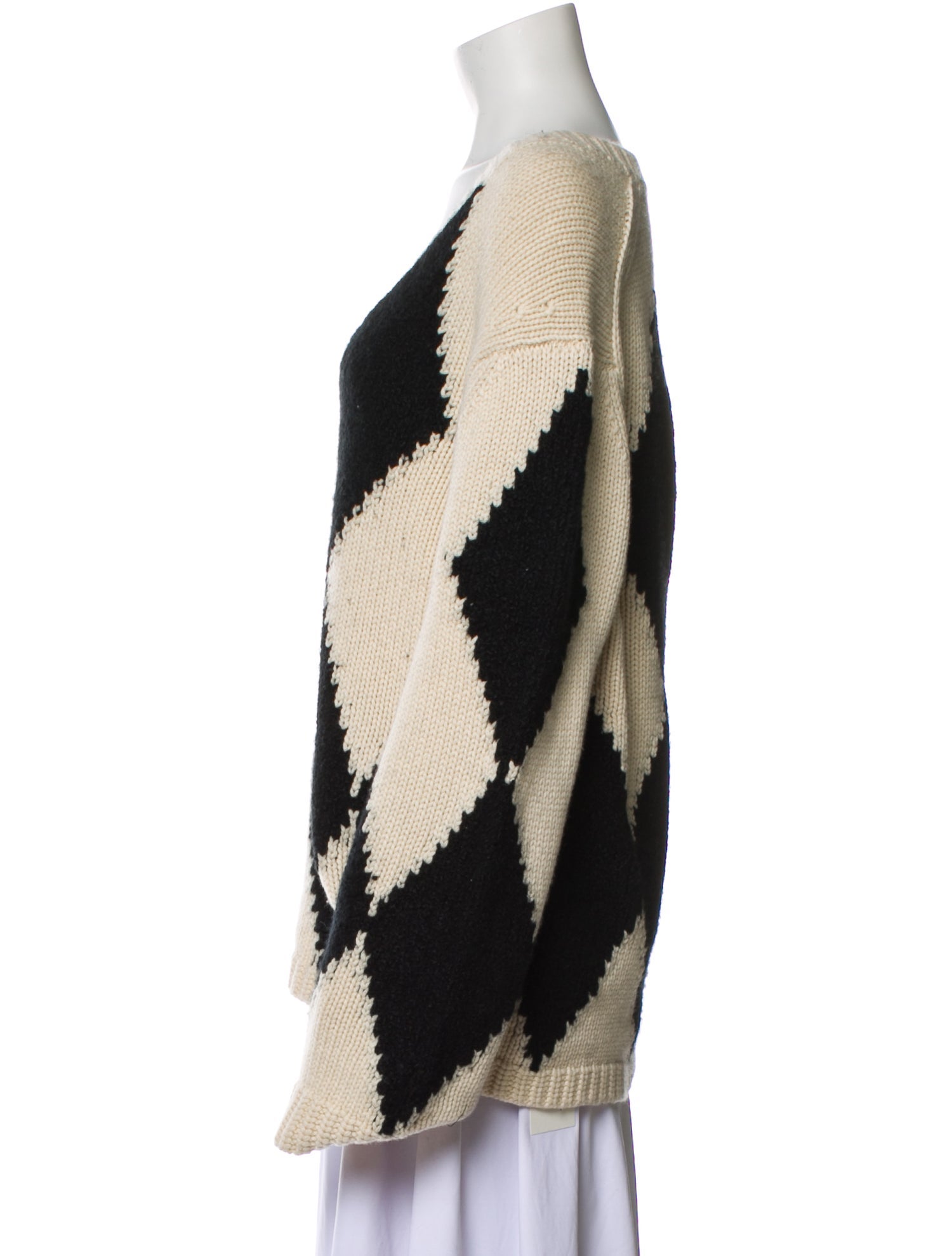 Khaite Cashmere Printed Sweater