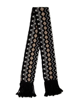 Khaite Wool Printed Scarf