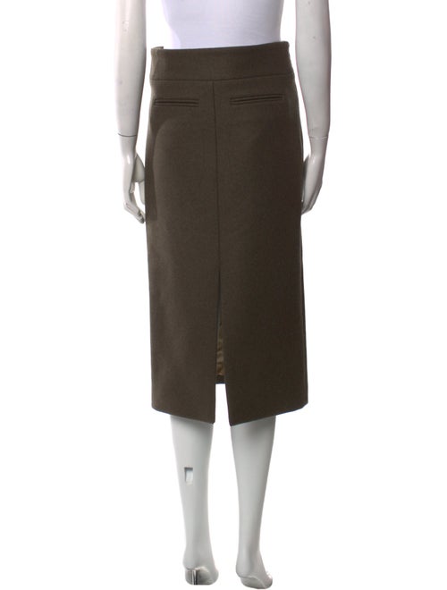 Khaite Virgin Wool Midi Length Skirt