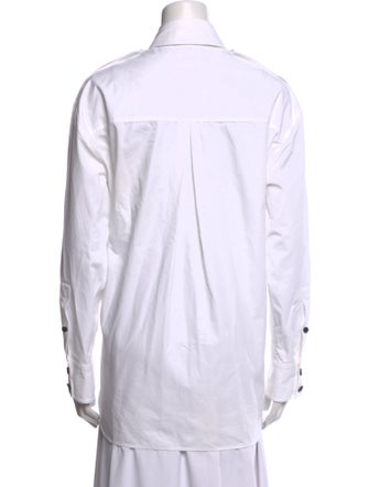 Khaite Long Sleeve Button-Up Top