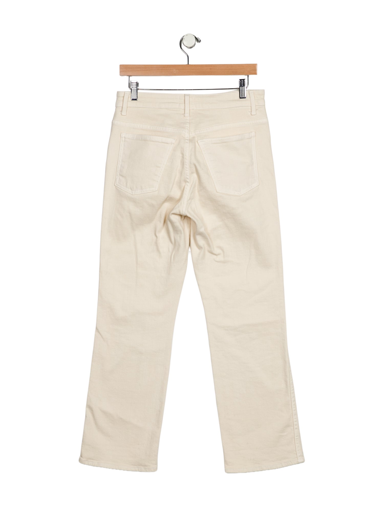 Khaite Mid-Rise Straight Leg Jeans