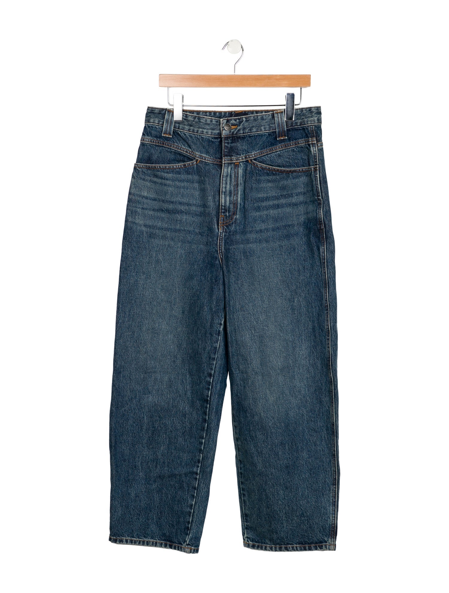 Khaite High-Rise Wide Leg Jeans